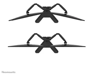 Neomounts DS45-600BL2 schwarz / Tischhalterung für zwei Monitore / 10-32 Zoll / Tragkraft 6 kg/Monitor