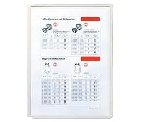 Durable Sherpa-Platte A4 grau / Übersichtstafel / Polypropylen / Rahmen