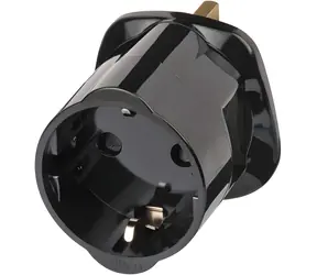 Brennenstuhl Reiseadapter nach Großbritannien, schwarz / Adapter / Typ G / 13 A / 250 V