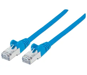 Intellinet Cat6A S/FTP blau / Patchkabel / 1 m / RJ-45 / 500 MHz / LSZH