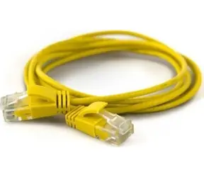 Wantec 7282 gelb / Patchkabel / Cat6a U/UTP / 0,2 m / RJ-45