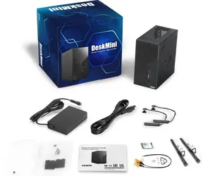 ASRock DeskMini B860 Schwarz / Barebone / DDR5 / HDMI / DP / Thunderbolt 4