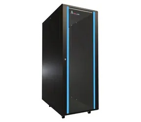 Extralink 32U/600x1000 Rack schwarz / 19"-Rack / Glastür / Tragfähigkeit 1065 kg