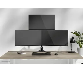 Neomounts DS45-600BL2-1 schwarz / Tischständer für 3 Monitore / Größe 10-32" / VESA 75x75-100x100 / Tragkraft 5 kg