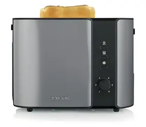 Severin AT 9573 Anthrazit / Toaster / 800 W / 2 Schlitze / Heizen / Auftauen