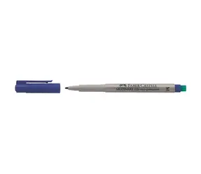 Faber-Castell Multimark M blau / Marker / Nicht permanent / Wasserlöslich / 10 Stück