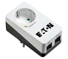 EATON Überspannungsschutzbox PB1TD / Überspannungsschutz / 1 Steckdose / RJ-11