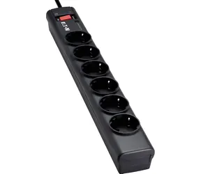 EATON Überspannungsschutzleiste PS6D / Überspannungsschutz / 6 Steckdosen / 1 m / 10 A