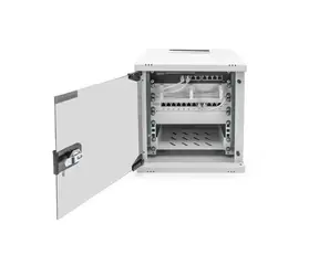 Digitus SOHO PRO 6U 10" / Wandschrank / 325 x 315 x 300 mm / grau / Glastür