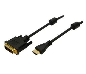 LogiLink HDMI - DVI-D schwarz / Kabel / 5 m / Einzelverbindung