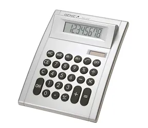 Genie 50DC silber / Taschenrechner / 8-stellig / Solar- und batteriebetrieben