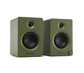 Victrola VPS-400-GRN-INT Tempo grün / Regallautsprecher / Bluetooth / Auracast / 80 W RMS / USB-C