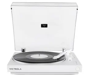 Victrola VPT-800-WHT-INT weiß / Automatischer Plattenspieler / 2 Geschwindigkeiten / BT / RCA / Vorverstärker