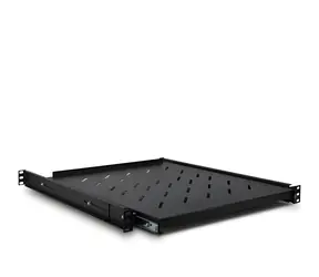 Inter-tech SWAS-550/800 schwarz / Rackschublade / 19" / 1 HE / 485 x 550 mm