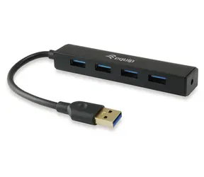 Equip / USB-Hub / 4X USB-A 3.0 / 5 Gbit/s / schwarz