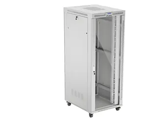 Lanberg FF01 42U 800x1000 LCD grau / Rack-Schrank / 19" / Glastür / Tragfähigkeit 1200 kg
