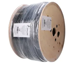 Extralink CAT6A F/UTP Innenkabel / Netzwerkkabel / verdrilltes Adernpaar / 305 m / mit Gel / PoE++