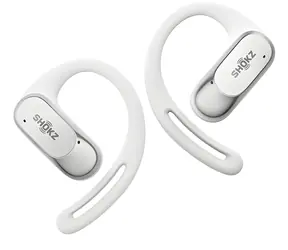 Shokz OpenFit Air weiß / Kabellose Kopfhörer / Mikrofon / Bluetooth 5.2 / IP54