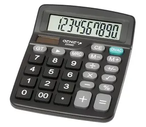 Genie Basic 220 MD schwarz / Tischrechner / 10-stellige Anzeige / solar- und batteriebetrieben