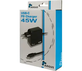Inter-tech PD-2045 schwarz / Ladegerät / USB-C / 45 W / PD