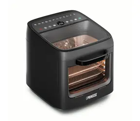 Princess 182494 schwarz / Umluftofen / 12,6 l / 1800 W / 12 Programme / 30-200 °C