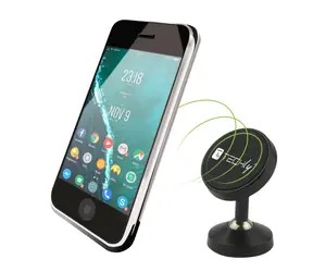 Techly I- SMART-UNI7 schwarz / Magnetische Autohalterung / Für Smartphones / ABS, Metall