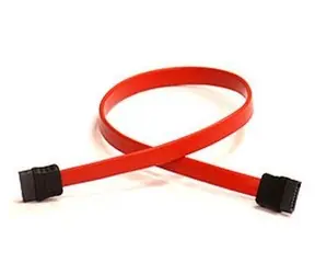 SuperMicro SATA 7-Pin-auf-7-Pin-Anschlusskabel, 35 cm, rot / SATA-Kabel / flach / bleifrei