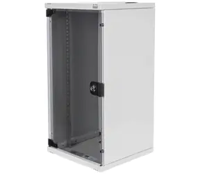Digitus DN-10-12U grau / Wandschrank / 10" / 312x300 mm / 12 HE / Glastür / IP20