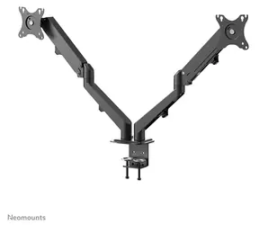 Neomounts DS70-700BL2 schwarz / Tischhalterung für 2 Monitore / 17-27" / VESA 75x75-100x100 / Tragkraft 7 kg
