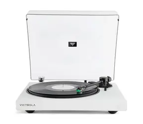 Victrola VPT-1520-WHT-INT Wave weiß / Plattenspieler / 2 Geschwindigkeiten / RCA / Auracast / Vorverstärker