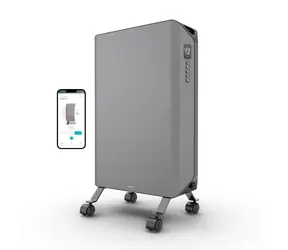 Duux Edge DXOH21 grau / Ölradiator / 2000 W / Duux App / Fernbedienung / Timer