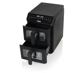 Princess 182490 / Heißluftfritteuse / 2 x 5,6 l / 3000 W / 10 Programme