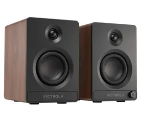 Victrola VPS-400-WLN-INT Tempo braun / Regallautsprecher / Bluetooth / Auracast / 80 W RMS / USB-C