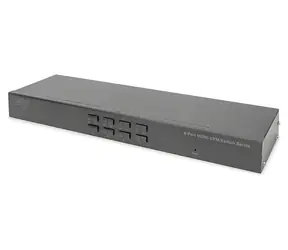 Digitus DS-12910 / KVM-Switch / 8x HDMI / 4K 30Hz / USB / Rackmontage