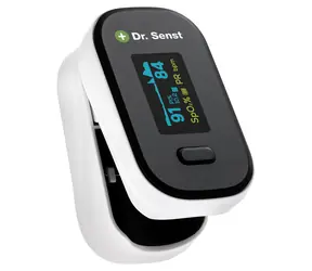 Dr. Senst YK-80B / Pulsoximeter / OLED-Display / SpO2 70-100 % / Herzfrequenz 30-254 Schläge/min / inkl. Batterie