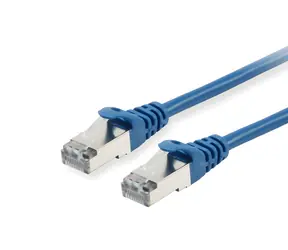 Equip Cat6 blau / Patchkabel / S/FTP / RJ45 / 1 m / PoE+