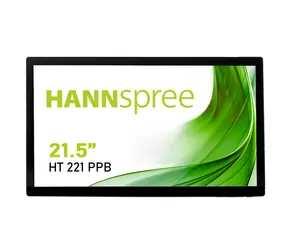 21,5" Hannspree HT221PPB Schwarz / Touchscreen / Full HD / VA / 60 Hz / HDMI, DP, VGA