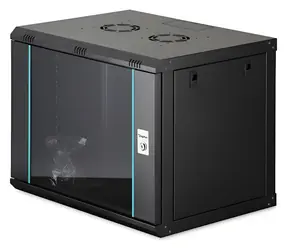 Digitus DN-37105 Dynamic-N schwarz / Wandschrank / 9 HE / 600 × 450 mm / unmontiert