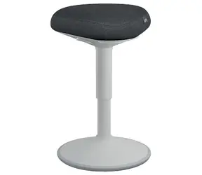 Leitz Ergo hellgrau / Balancehocker / pneumatische Höhenverstellung 47-64 cm / Belastbarkeit 110 kg