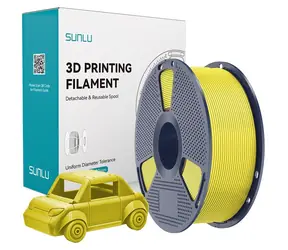 Sunlu PETG-Filament gelb / 3D-Druckerfilament / PETG / 1 kg