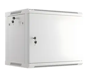 Lanberg WF01-6409-00S grau / Wandschrank / 19" / 9 HE / 600 x 450 mm / Metalltür / flach verpackt