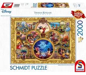 Schmidt Puzzle Collage: Mickey und Minnie / 2000 Teile / ab 12 Jahren