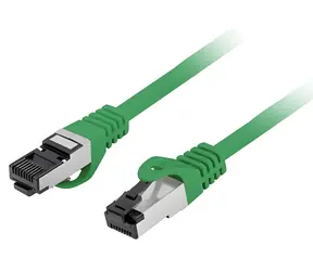 Lanberg Patchkabel CAT.8.1 S/FTP grün / Patchkabel / LSZH / 1 m / Fluke-geprüft