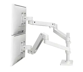Ergotron LX Pro Doppel-Monitorarm, weiß / Schreibtischarm für 2 Monitore