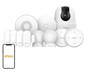 IMOU Alarm- Kit-11-Ranger2C / Sicherheits-Kit / ZG2 Gateway / Ranger 2C Kamera / Bewegungs- und Türsensoren / Sirene