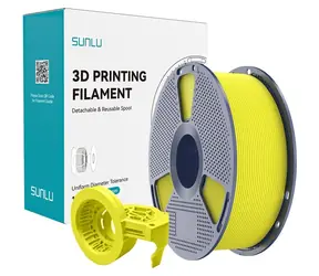 Sunlu PETG High-Speed Filament, mattgelb, für 3D-Drucker, PETG, 1 kg