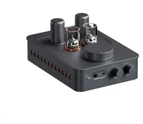 Fosi Audio GR70 / Kopfhörerverstärker/Vorverstärker / 6,35-mm- und 3,5-mm-Klinkenbuchse / Cinch / Röhre (4 Röhren)