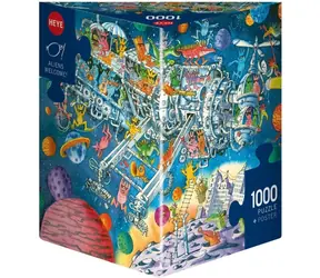 HEYE Puzzle „Aliens willkommen!“ / 1000 Teile / 70 x 50 cm