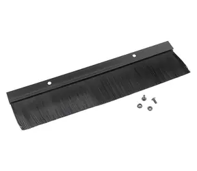 Lanberg 19" gebürstete Frontblende schwarz / Frontblende / Kabeleinführung