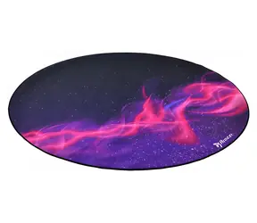 Arozzi ZONA Runde Bodenschutzmatte Lila Galaxy / Schützende Bodenschutzmatte / rund / Lila Galaxy -Design